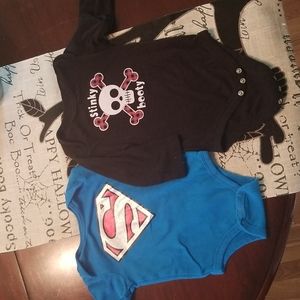 Set of 2 Onesies 3-6M